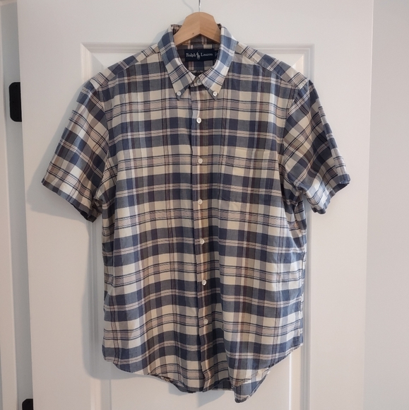 Ralph Lauren Other - Ralph Lauren Plaid Short Sleeve Button Down Shirt